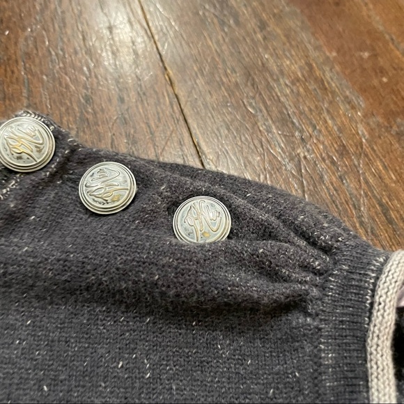 IKKS gray Cozy & Stylish Gray Knit Sweater Dress. size 4 - Picture 4 of 8